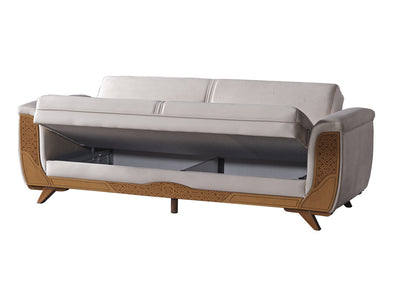 Alyans 88" Wide Flared Arm Convertible Sofa