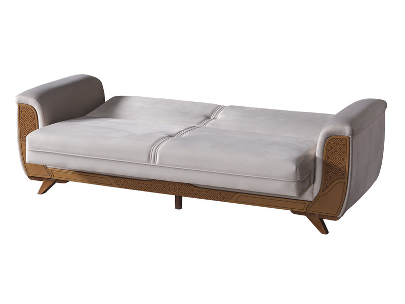 Alyans 88" Wide Flared Arm Convertible Sofa