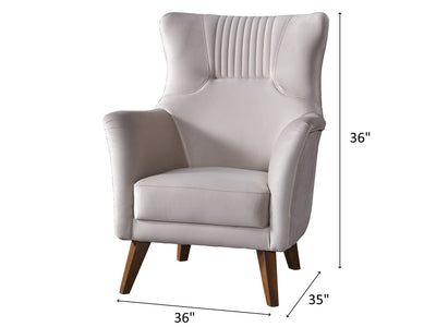 Alyans 36" Wide Flared Armchair