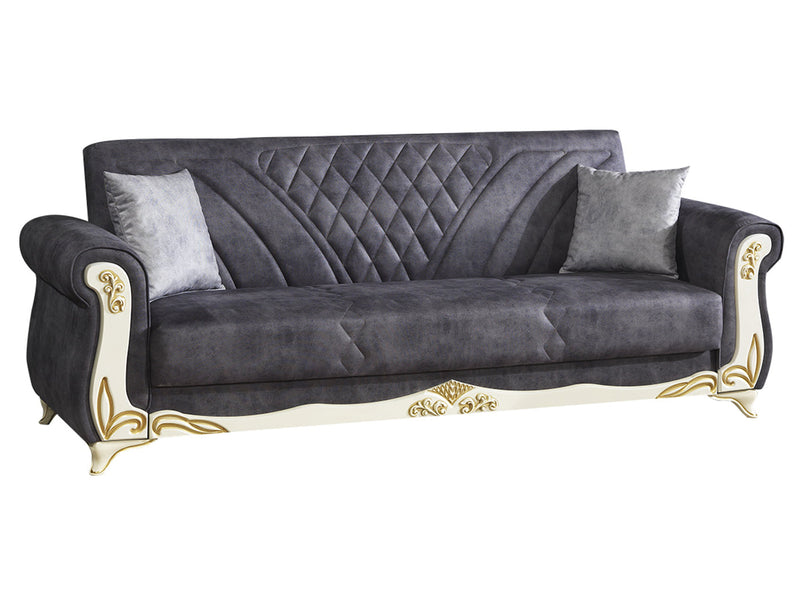 Asos 98" Wide Rolled Arm Convertible Sofa