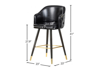 Barbosa Faux Leather Bar Stool (Set of 2)