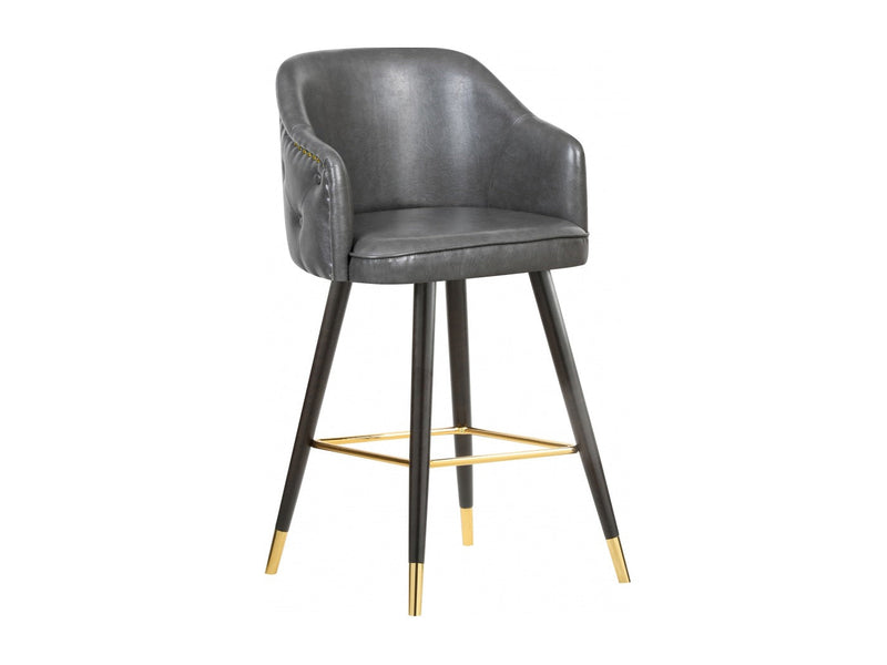 Barbosa Faux Leather Bar Stool (Set of 2)