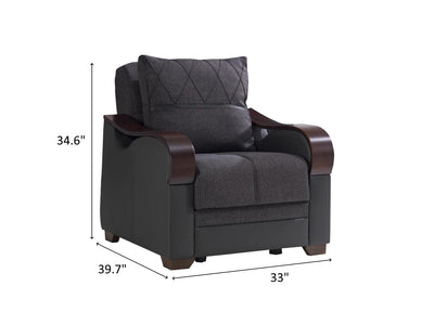 Bennett 33" Wide Convertible Armchair