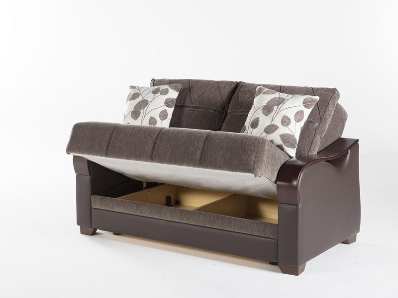 Bennett 61.8" Wide Convertible Loveseat