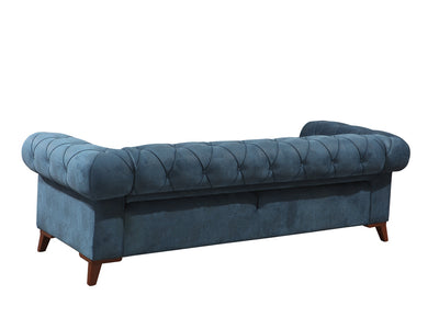 Bernardo 94" Wide Rolled Arm Tufted Sofa