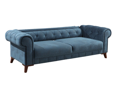 Bernardo 94" Wide Rolled Arm Tufted Sofa