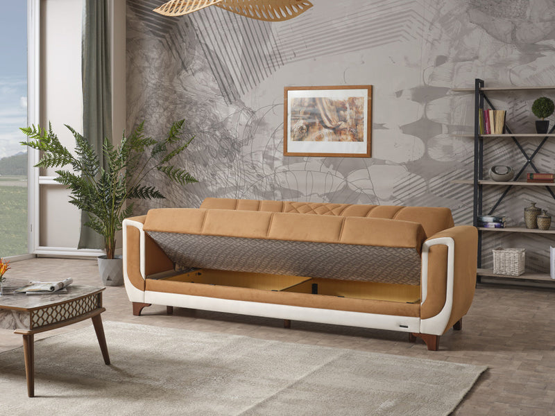 Berre 92" Wide Convertible Sofa