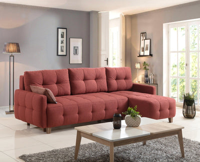 Cassa 94" Wide Convertible Square Arm Sectional