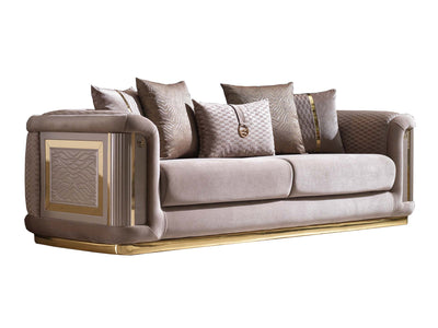 Elegance 87" Wide Square Arm Sofa