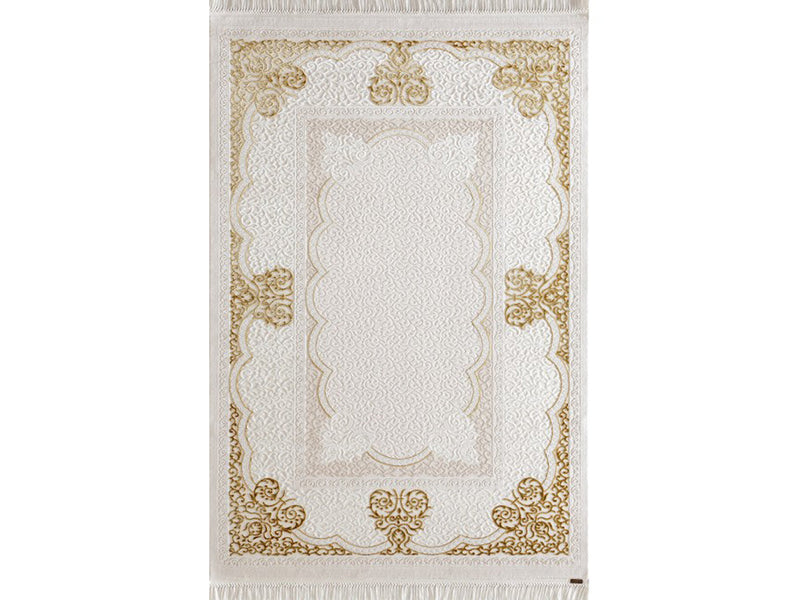 Hunkar Area Rug in Gold / Cream