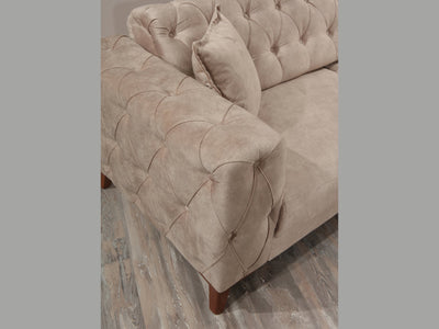 Joza 87" Wide Tufted Extendable Sofa