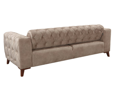 Joza 87" Wide Tufted Extendable Sofa