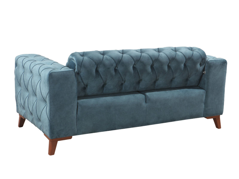 Joza 65" Wide Tufted Extendable Loveseat