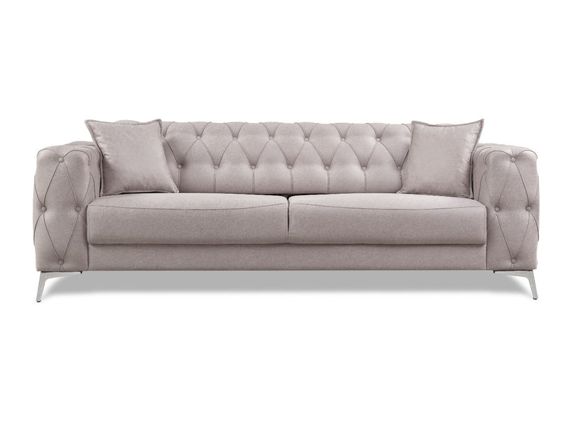 Joza 87" Wide Tufted Extendable Sofa