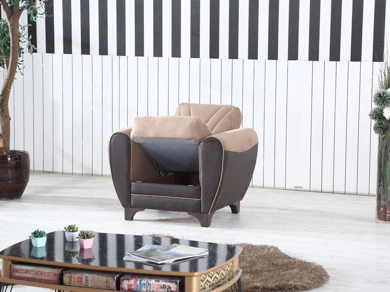 Leydi 40" Wide Convertible Armchair