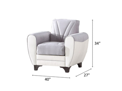 Leydi 40" Wide Convertible Armchair