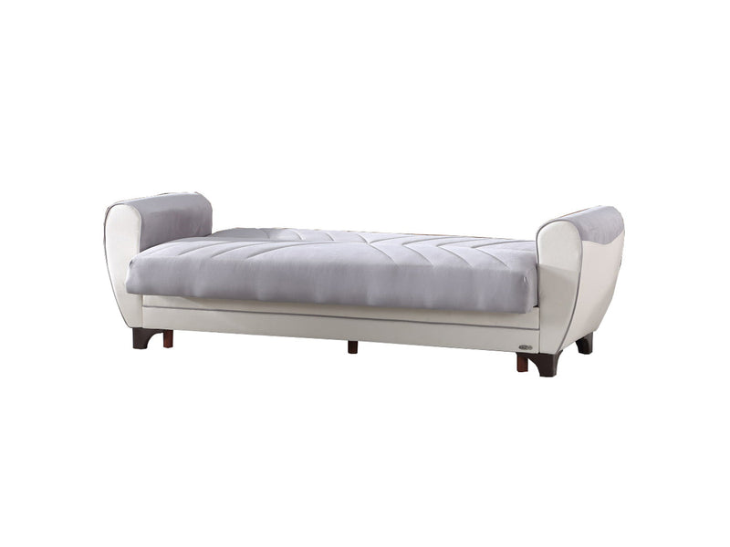 Leydi 86" Wide Round Arm Convertible Sofa