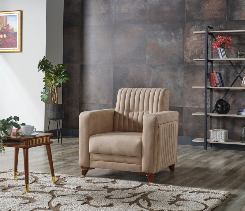 Line 34" Wide Square Armchair