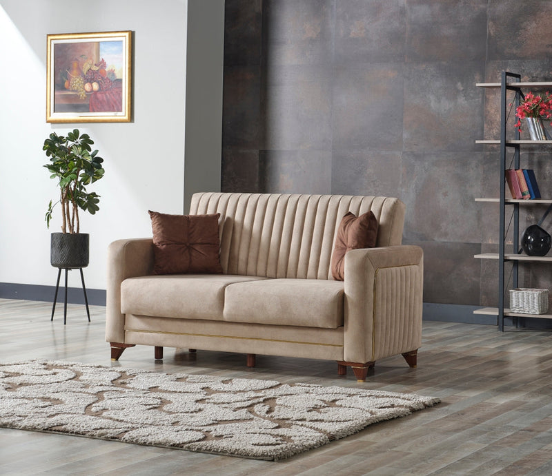 Line 62" Wide Convertible Square Arm Loveseat