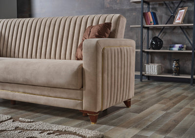 Line 87" Wide Convertible Square Arm Sofa