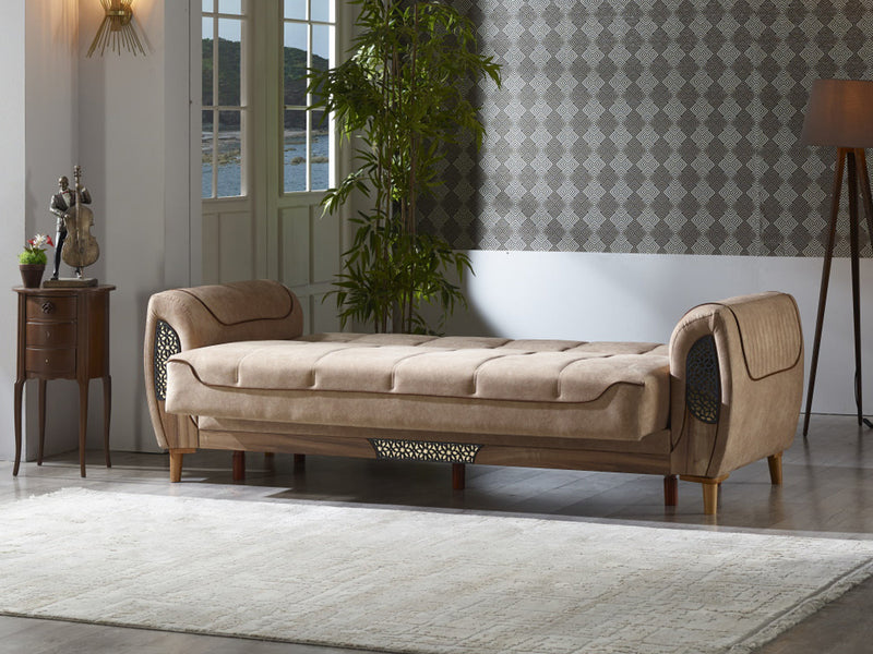 Milas 90" Wide Convertible Sofa