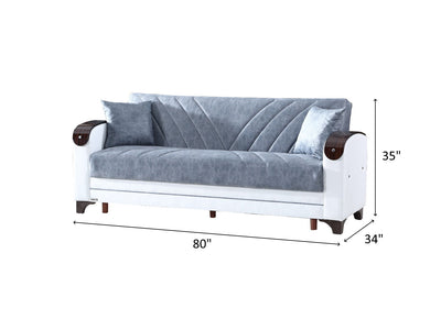 Senem 80" Wide Convertible Sofa