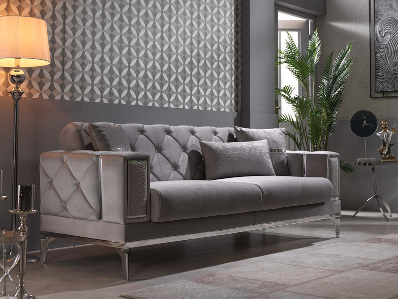 Venus 88.6" Wide Tufted Convertible Sofa