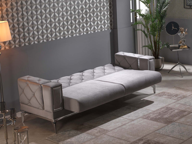 Venus 88.6" Wide Tufted Convertible Sofa