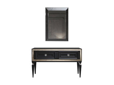 Carmen 51" Wide 2 Drawer Console Table with Mirror