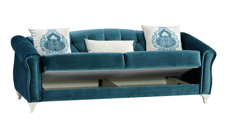 Melis " Wide Convertible Flared Arm Sofa