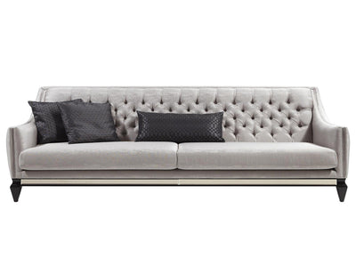 Carmen 98" Wide Tufted 4 Seater Sofa